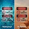 Signmission No Smoking Danger Sign, Vinyl Decal, 7in W x 10in L, 2PK OS-2PACK-DS-D-710-VS-1469 - alternate 5